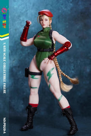 Play Toy 1/6 P020-A Grüne kämpfende Kriegerin Cammy