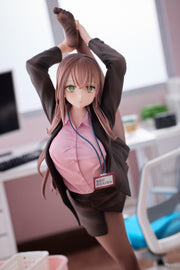 Figura a escala 1/6 de OL-chan que no quiere ir a trabajar (versión rosa) de Magi Arts 