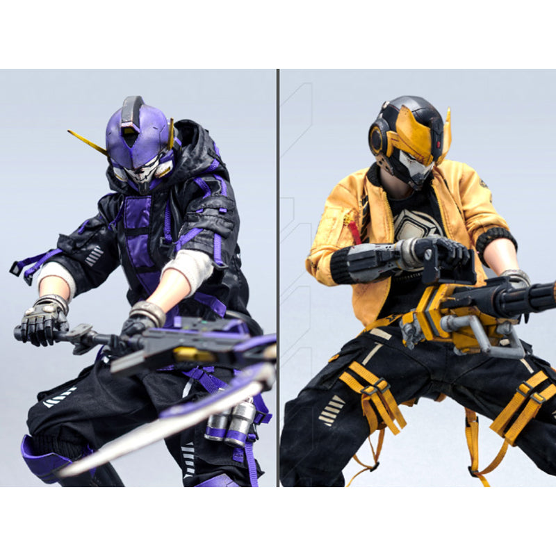 Devil Toys Bulletpunk Mayhem & Zero 1/6 Scale Action Figure Set