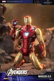 Figura de Iron Man Mark 85 2.0 de ZT Toys, con licencia de Marvel, a escala 1/10