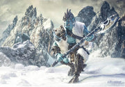 Figura de acción de ogro de hielo (escala de ogro) de Legiones míticas de los Cuatro Jinetes: Cenizas de Agbendor