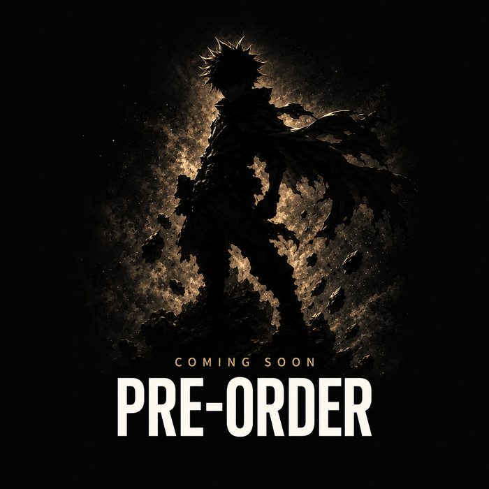 preorder category artwork in black and gold
