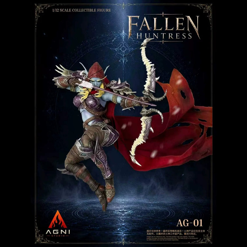 [Pre-Order] Agni Studio x French Bulldog 1/12 AG01+FR01 Fallen Huntress & FR Head Blue Skin Version