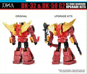 DNA Design DK32 & DK50 Upgrade Kits for G2 Dino Warrior