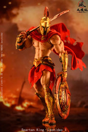 [Reserva] Wind Toys 1/12 FMW004 Eternal War Soul series Rey Leónidas I de Esparta Versión Manchas de Sangre