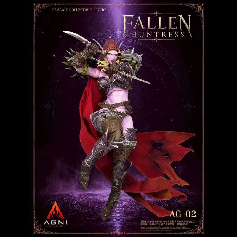[Pre-Order] Agni Studio x French Bulldog 1/12 AG02+FR02 Fallen Huntress Head & FR Head Pink Skin Version