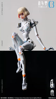 [Reserva] Guke Studio Studio 1/12 AI Agent Femella C3 Versión en color sólido