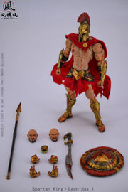 [Reserva] Wind Toys 1/12 FMW004 Eternal War Soul series Rey Leónidas I de Esparta Versión Manchas de Sangre