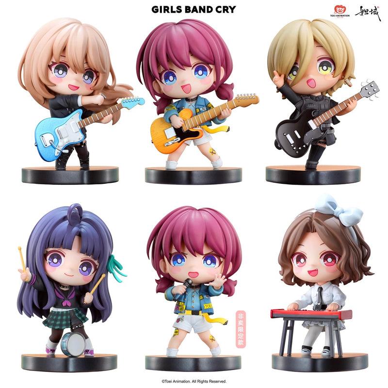 [Pre-Order] Dayu Studio Girls Band Cry Chibi Figure Series Set of 5 Figures with Bonus Figure