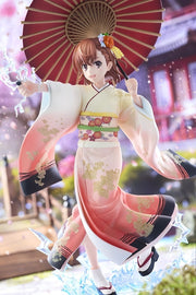 Kadokawa A Certain Scientific Railgun T KD Colle Mikoto Misaka (Furisode Kimono Ver.) 1/7 Scale Figure