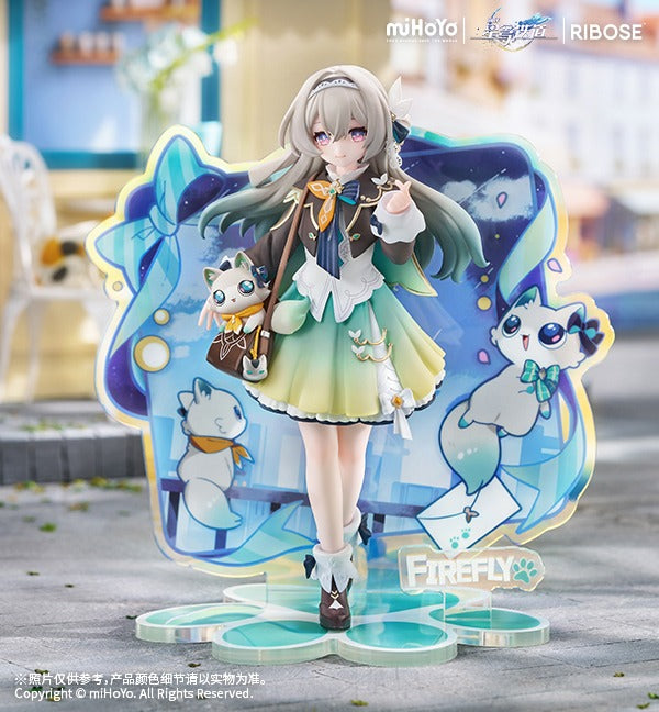 [Pre-Order] Ribose Honkai: Star Rail Rise Up+ Chibi Cat Series Firefly Figure