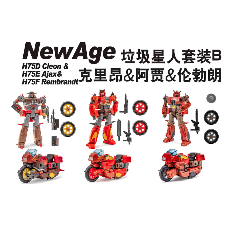 [Coming Soon] Newage H75A Snow & H75B Swan & H75C Cowboy Set of 3