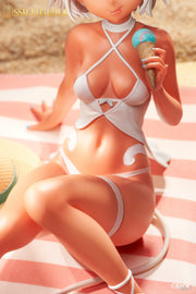 SSR Figure SSF Original Caffeine-chan x Dark Elf Dancer Summer Ver. 1/7 Figure Set of 2