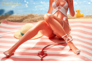 SSR Figure SSF Original Caffeine-chan x Dark Elf Dancer Summer Ver. 1/7 Figure Set of 2
