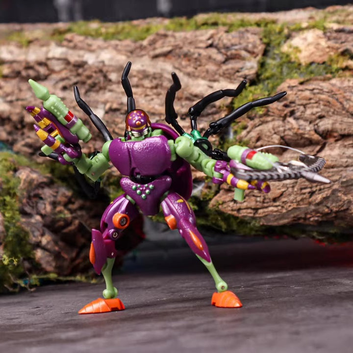 Juguetes robot RT-05 Transformers Beast Wars Black Beetle Tarántulas