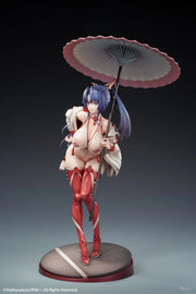 [Pre-Order] Hobby Sakura Yuichi Hiiragi Illustration Miko Shoujo (MIKO Race Queen Ver.) (Deluxe Edition) 1/7 Scale Figure