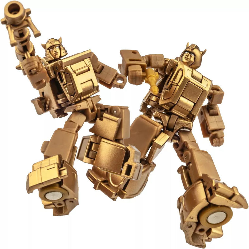 NewAge H25G Herbie Bumblebee & H26G Vanishing Point Cliffjumper Golden Lagoon Version Set of 2