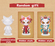 White Cat Legend Qing Cang Q Version Figur Mystery Box