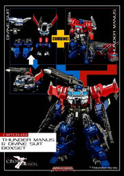 Maketoys MTCD-03 Thunder Manus God Ginrai w/ Divine Suit