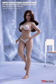 Tbleague Super-Flexible Female Seamless 1/12 Scale Suntan Cuerpo de busto medio (T04B/Pies desmontables) 