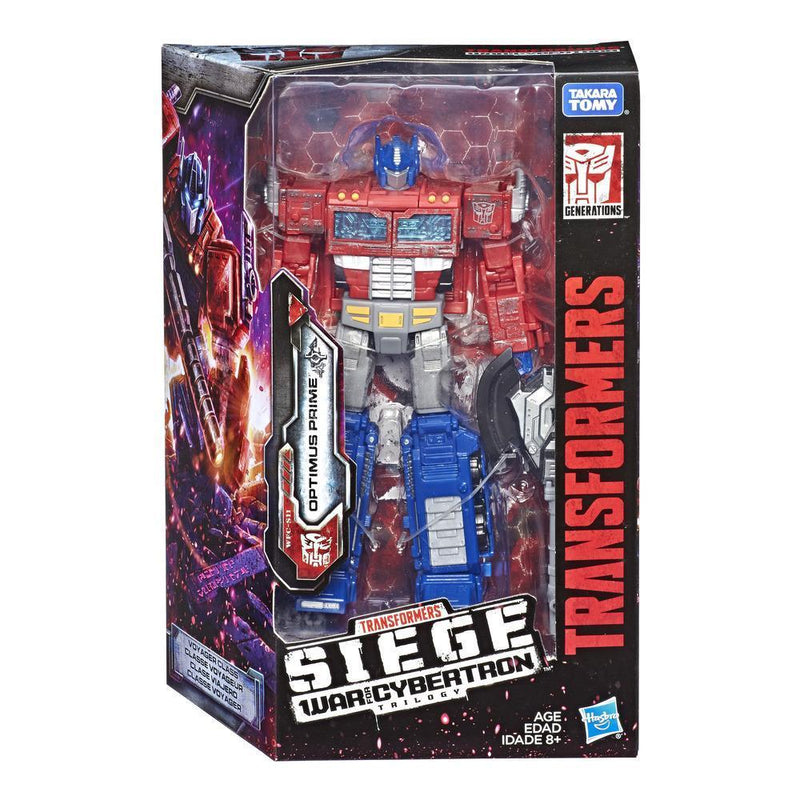 Hasbro Transformers Generations War for Cybertron: Siege Voyager Class WFC-S11 Optimus Prime Figura de acción