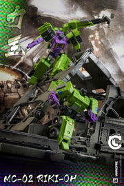 Lucky Cat Micro Cosmos MC-02 Riki-Oh Devastator-Set B
