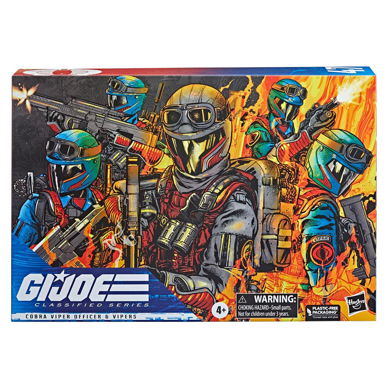 Hasbro GI Joe Classified Series Cobra Viper Officer &amp; Vipers Troop Builder Pack 