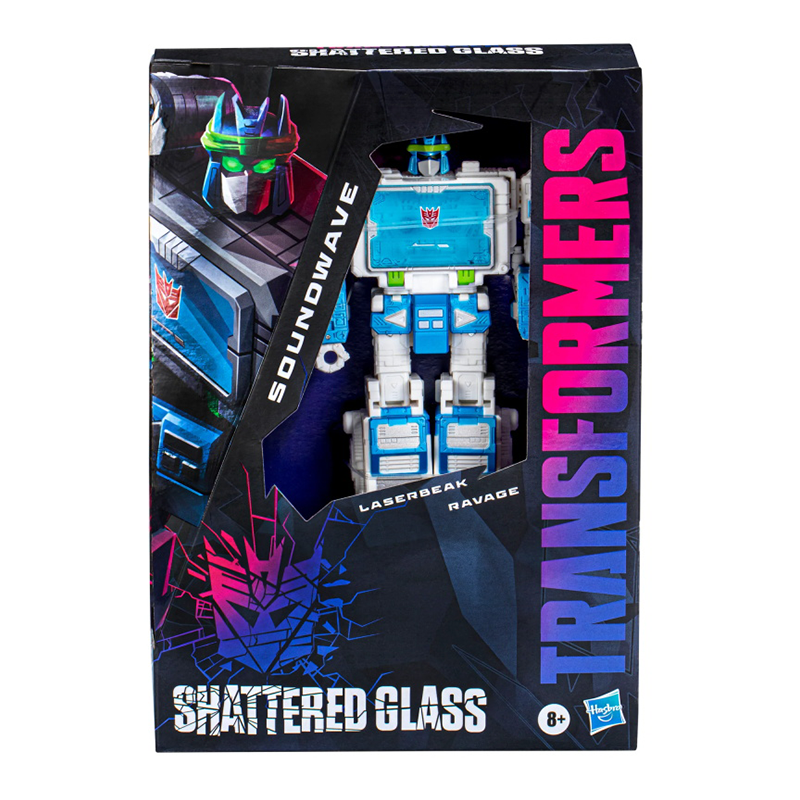 Hasbro Transformers Generations Shattered Glass Collection Soundwave y Shattered Glass de IDW: Soundwave
