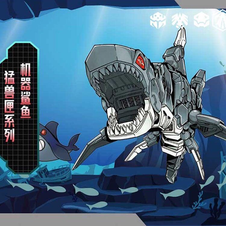 52Toys BeastBox BB-17CL Mechanischer Hai
