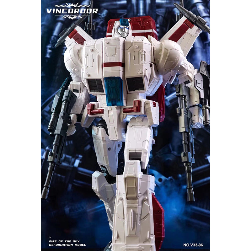 Vincoroor V33-06 Fire of The Sky WFC-S28 Jetfire versión de gran tamaño