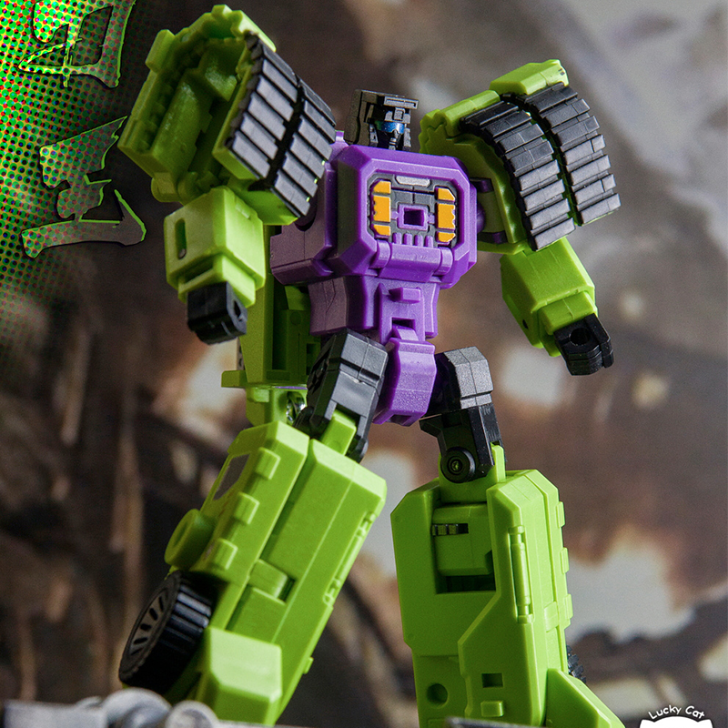 Lucky Cat Micro Cosmos MC-02 Riki-Oh Devastator-Set B