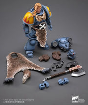 Joy Toy Warhammer 40K Space Wolves Leader Logan Ghostwolf 1/18 Scale Figure