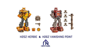 NewAge H25Z Herbie Bumblebee &amp; H26Z Vanishing Point Cliffjumper Beschädigte Version, 2er-Set