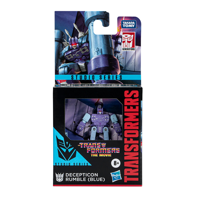 Hasbro Transformers Studio Series Core Class The Transformers: The Movie Decepticon Rumble (Azul)