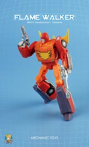 MechFansToys Estudio mecánico MS-21 Flame Walker HotRod