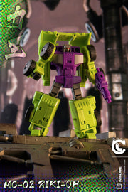 Lucky Cat Micro Cosmos MC-02 Riki-Oh Devastator-Set A