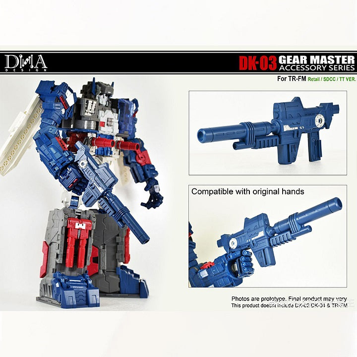 Rifle DNA Design DK-03 para Titans Return Fortress Maximus
