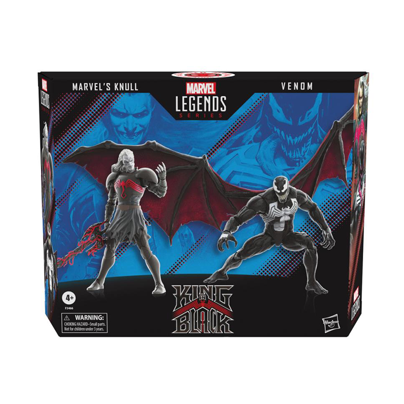 Hasbro Rey en negro Marvel Legends Marvel's Knull &amp; Venom Two-Pack 