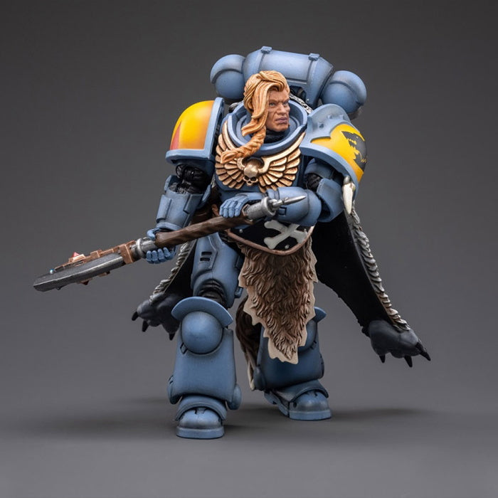 Joy Toy Warhammer 40K Space Wolves Leader Logan Ghostwolf 1/18 Scale Figure