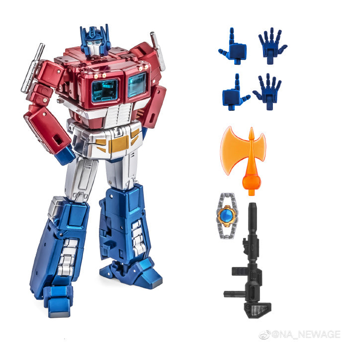 NewAge H27M David Optimus Prime Versión de galvanoplastia