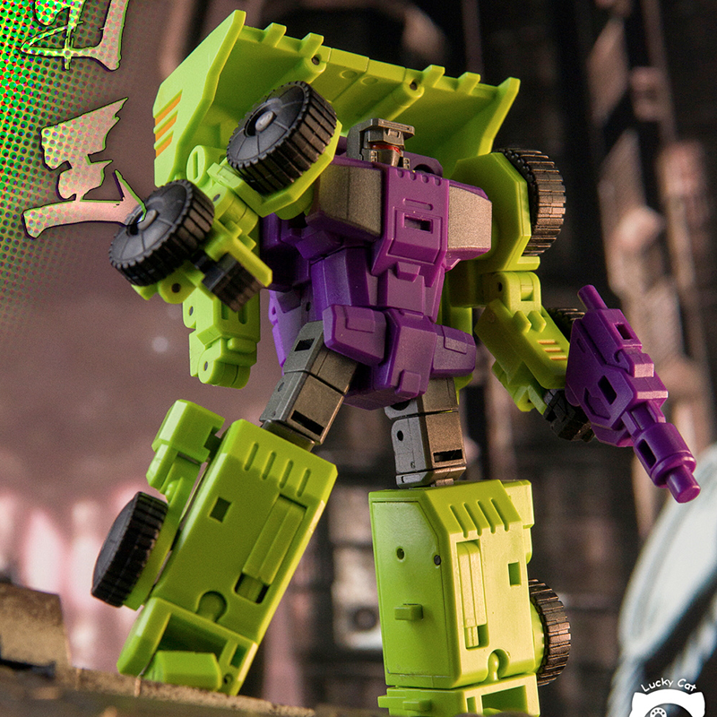 Lucky Cat Micro Cosmos MC-02 Riki-Oh Devastator-Set A