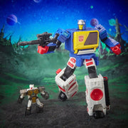 Hasbro Transformers Legacy Evolution Voyager Twincast et Autobot Rewind Conversion Figurines