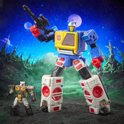 Hasbro Transformers Legacy Evolution Voyager Twincast et Autobot Rewind Conversion Figurines