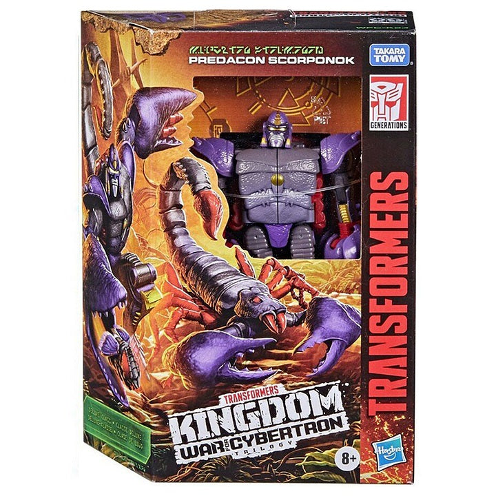 Hasbro Transformers Generations Kingdom: War for Cybertron Trilogy Predacon Scorponok Deluxe Action Figure