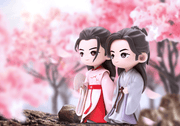 Figura de personaje oficial de YOUKU x KOITAKE Word of Honor (versión linda)-Zhou Zi Shu/Wen Ke Xing: Peach Blossom Forest