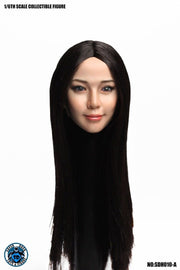 Super Duck Asian Female 1/6 Scale Head Sculpt (SDH010A) 