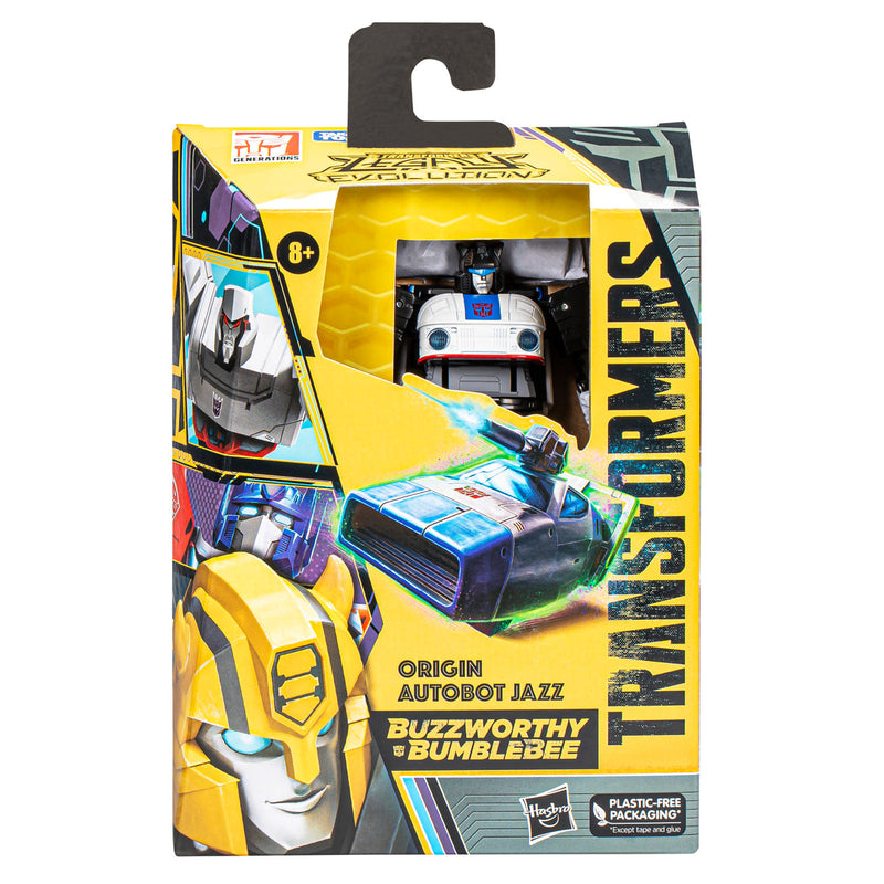 Hasbro Transformers Buzzworthy Bumblebee Legacy: Evolución Origen Autobot Jazz