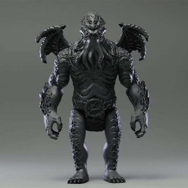 52toys Legacy of Lovecraft FigLite Cthulhu (Silent Film Ver.) 3,75" Figur 