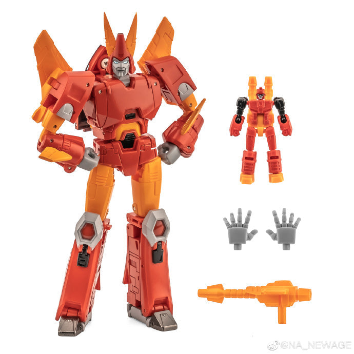 NewAge H43B Uriel Cyclonus Versión de vidrio destrozado