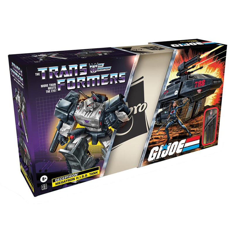 Hasbro Transformers x GI Joe Megatron HISS Tanque y baronesa